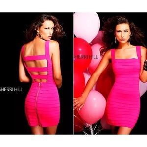 Sherri Hill Bandage Dress